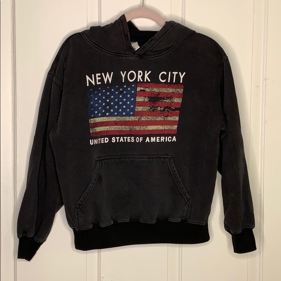 New York City Graphic Hoodie Hooded Sweatshirt - Picture 2 of 7